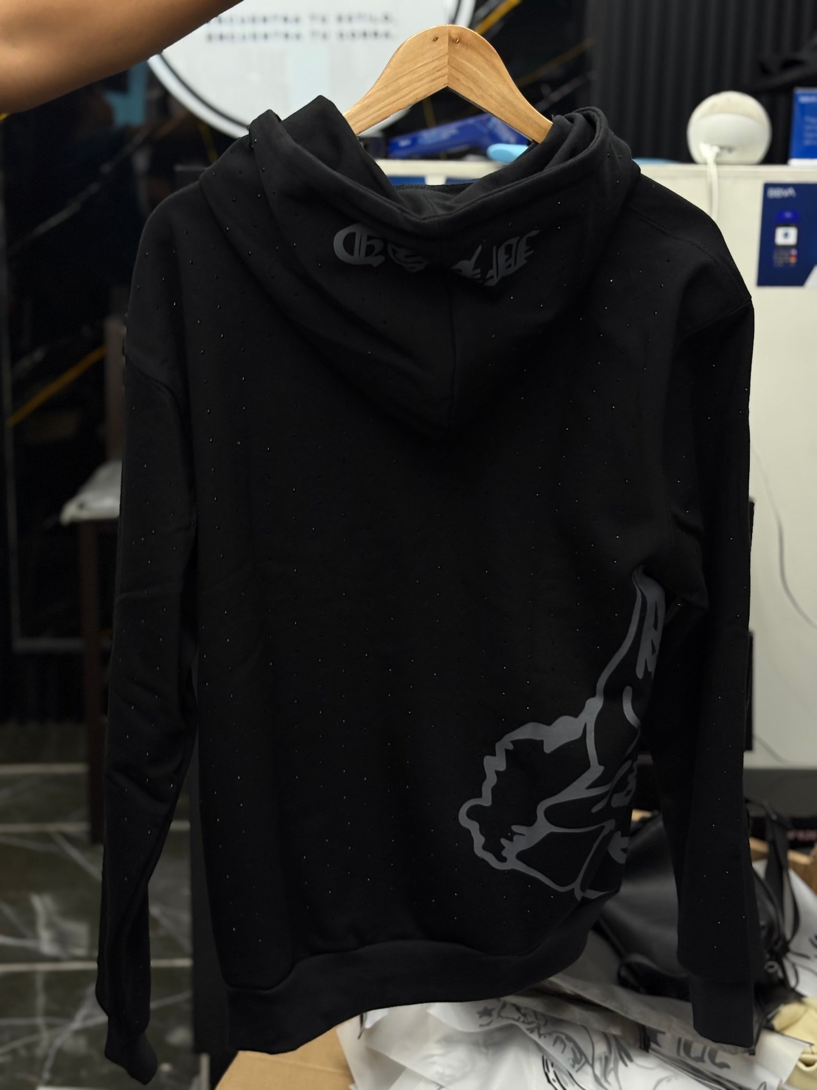 Hoodie Sky Dream x FFY Total Black - foto 2